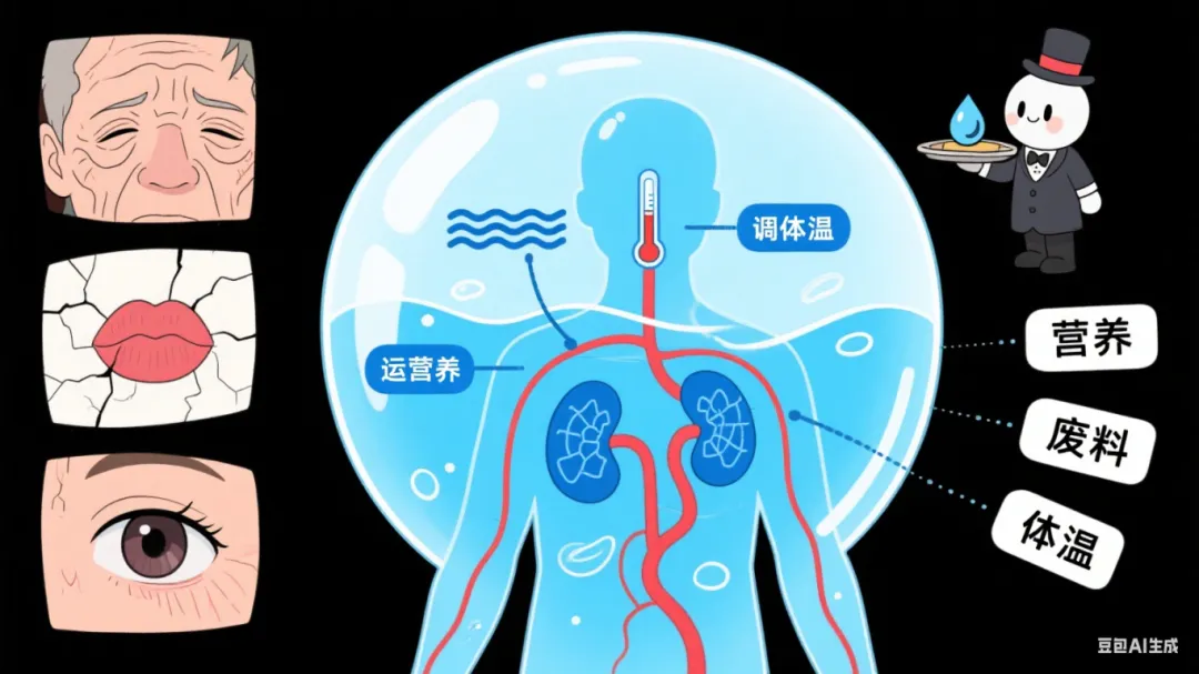 眼睛缺水干涩,多喝水有用吗?